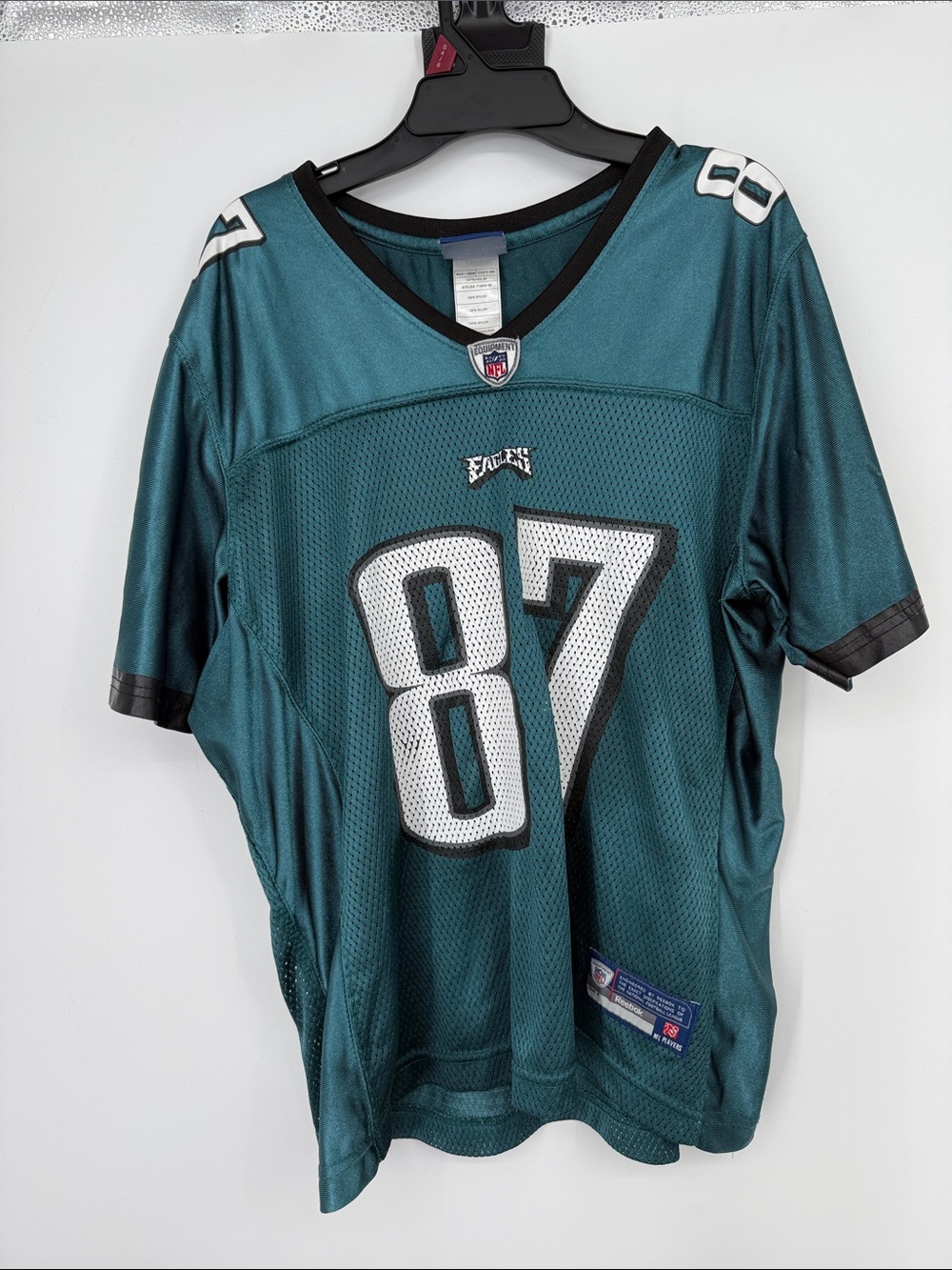 Vtg Y2K NFL Philadelphia Eagles Brent Celek #87 Jersey size L